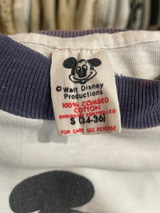 1980's Classic Mickey Ringer Tee Size S