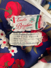 Load image into Gallery viewer, 1970&#39;s Emilio Boryhese Floral Dress Size L
