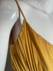 1960's Miss America Creamsicle Chiffon Cocktail Dress Size S