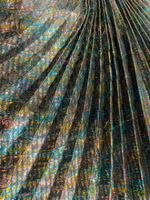 Load image into Gallery viewer, 1970&#39;s Rainbow Lamé Pleated Cocktail Dress - Size XS
