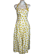 Load image into Gallery viewer, 1960&#39;s Floral Party Dress with Wrap Size M
