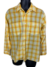 Load image into Gallery viewer, 1950&#39;s Towncraft Plaid Shirt Size L
