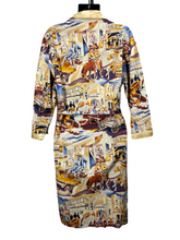 Load image into Gallery viewer, 1950&#39;s Old West Print Robe Size L
