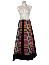 Load image into Gallery viewer, 1970’s Patchwork Hippie Maxi Skirt Size L
