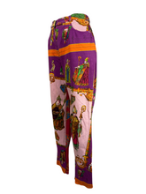 Load image into Gallery viewer, 1990’s Rare Versace Pope Print Jeans Size S/M
