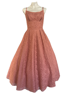 1950’s Pink Lace Party Dress Size S/M