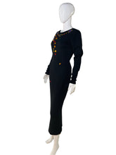 Load image into Gallery viewer, 1990’s Andrea Jovine Jeweled Knit Gown Size M
