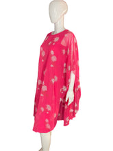 Load image into Gallery viewer, 1960’s Pink Alfred Shaheen Chiffon Shift Dress Size M
