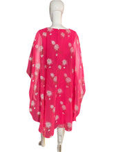 Load image into Gallery viewer, 1960’s Pink Alfred Shaheen Chiffon Shift Dress Size M
