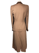 Load image into Gallery viewer, 1940&#39;s Two Piece Gabardine Skirt Suit Size S
