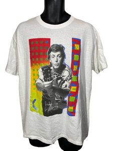1989 Paul McCartney Tour Shirt Size L/XL