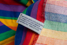 Load image into Gallery viewer, 1980&#39;s Male Power Rainbow Striped Robe

