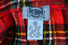 Load image into Gallery viewer, 1980&#39;s Dry Goods Red Plaid Skirt Size M
