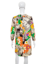 Load image into Gallery viewer, 1960&#39;s Ed Volin Mod Psychedelic Print Dress Size M/L
