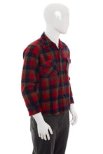 Load image into Gallery viewer, 1950&#39;s Pendleton Red Plaid Shirt Size M
