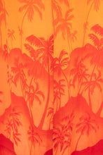 Load image into Gallery viewer, 1970&#39;s Penneys Hawaii Orange Tiki Halter Maxi Dress Size S
