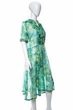 Load image into Gallery viewer, 1950&#39;s Scott Originals Floral Printed Day Dress Size L

