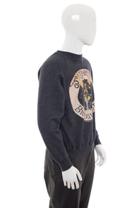 1980's Jethro Tull Gray Printed Sweatshirt Size M