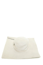 Load image into Gallery viewer, 1950&#39;s Lilly Dache White Square Wide Brim Hat
