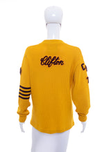 Load image into Gallery viewer, 1970&#39;s Whiting Yellow Clifton Arizona High School Letterman Jacket Size L
