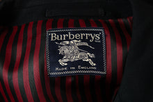 Load image into Gallery viewer, 1960&#39;s Burberrys&#39; Black Wool Coat
