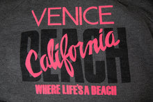 Load image into Gallery viewer, 1980&#39;s Gray and Pink Venice Beach Sweatshirt Size XL
