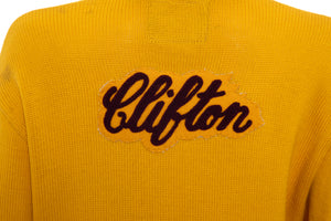 1970's Whiting Yellow Clifton Arizona High School Letterman Jacket Size L