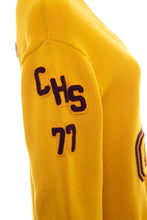 Load image into Gallery viewer, 1970&#39;s Whiting Yellow Clifton Arizona High School Letterman Jacket Size L
