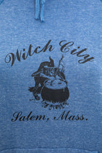 Load image into Gallery viewer, 1980&#39;s Blue Salem &quot;Witch City&quot; Hoodie Size M
