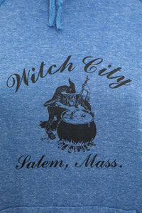 1980's Blue Salem "Witch City" Hoodie Size M