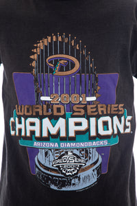 2000's Lee Sport Black Arizona Diamondbacks Graphic Print T-shirt Size S/M