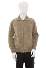 Load image into Gallery viewer, 1980&#39;s Mervyn&#39;s Tan Leather and Knit Jacket Size M
