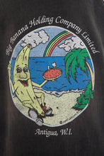 Load image into Gallery viewer, 1990&#39;s Fruit of the Loom Black and Multicolor Banana Graphic Print Tank Size L/XL
