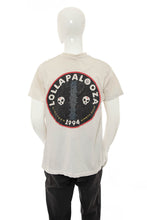 Load image into Gallery viewer, 1990&#39;s Rare White Lollapalooza &#39;94 Inaugural Year Tee Size L
