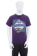 Load image into Gallery viewer, 2000&#39;s Lee Sport Purple Arizona Diamondbacks Graphic Print T-shirt Size M
