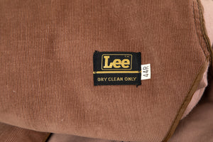 1970's Lee Brown Corduroy Three Piece Suit Size L