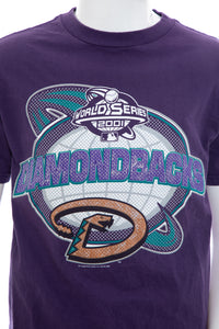 2000's Lee Sport Purple Arizona Diamondbacks Graphic Print T-shirt Size M