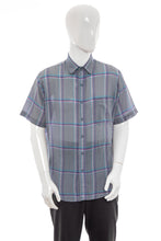 Load image into Gallery viewer, 1980&#39;s Levi&#39;s Gray Plaid Button Up Shirt Size L
