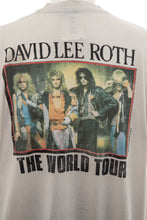 Load image into Gallery viewer, 1980&#39;s David Lee Roth White and Graphic Print Band Tee Size XL
