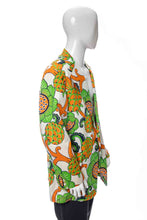 Load image into Gallery viewer, 1970&#39;s Gordon of Philadelphia Pineapple Print Tiki Jacket Size L
