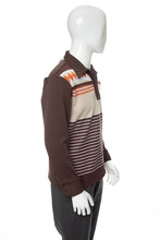 Load image into Gallery viewer, 1960&#39;s Del Rio Brown and Tan Knit Pullover Size L
