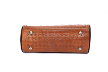 Load image into Gallery viewer, 1970&#39;s Brown Tooled Leather Shoulder Bag
