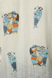 1970's Rare Marx Brothers Printed Shirt Size M