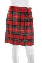 Load image into Gallery viewer, 1980&#39;s Dry Goods Red Plaid Skirt Size M
