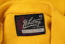 Load image into Gallery viewer, 1970&#39;s Whiting Yellow Clifton Arizona High School Letterman Jacket Size L
