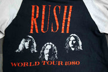 Load image into Gallery viewer, 1980&#39;s Rush World Tour Band Tee Size S/M
