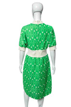 Load image into Gallery viewer, 1970&#39;s Lightbulb Print Knee Length Dress Size M
