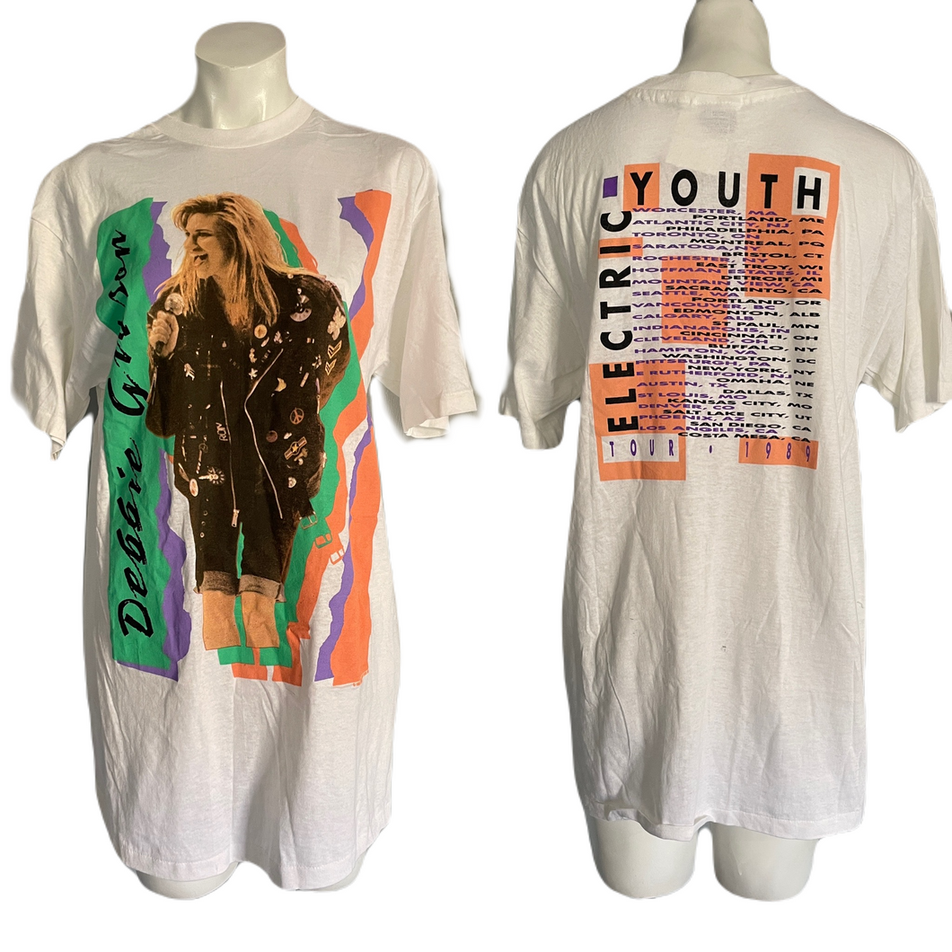 1989 Debbie Gibson Electric Youth Tour Tee Size L