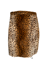 Load image into Gallery viewer, 1980&#39;s Leopard Print Mini Skirt Size M
